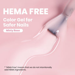 beetles cap and label close-up highlighting HEMA-free safety benefit