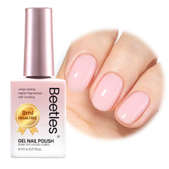beetles front bottle showing compact 8ml size and neutral pink shade benefit