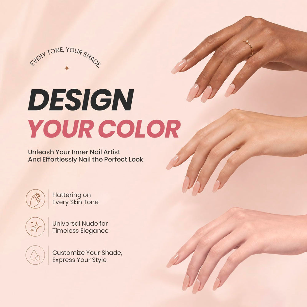 Beetles brush swatch on white card showing smooth application and streak-free coverage