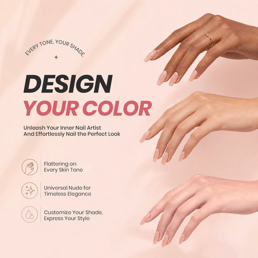 Beetles brush swatch on white card showing smooth application and streak-free coverage