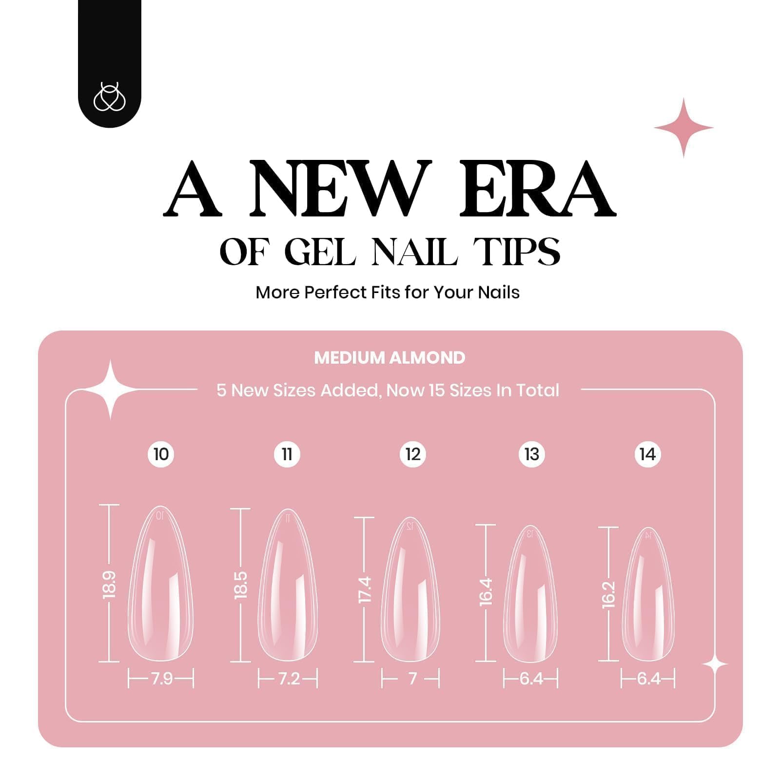 Beetles numbered tip sizes array for fast precise sizing and selection