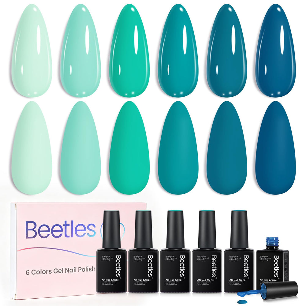 beetles Gel Polish front packaging showing Ocean Haven collection and bright colors