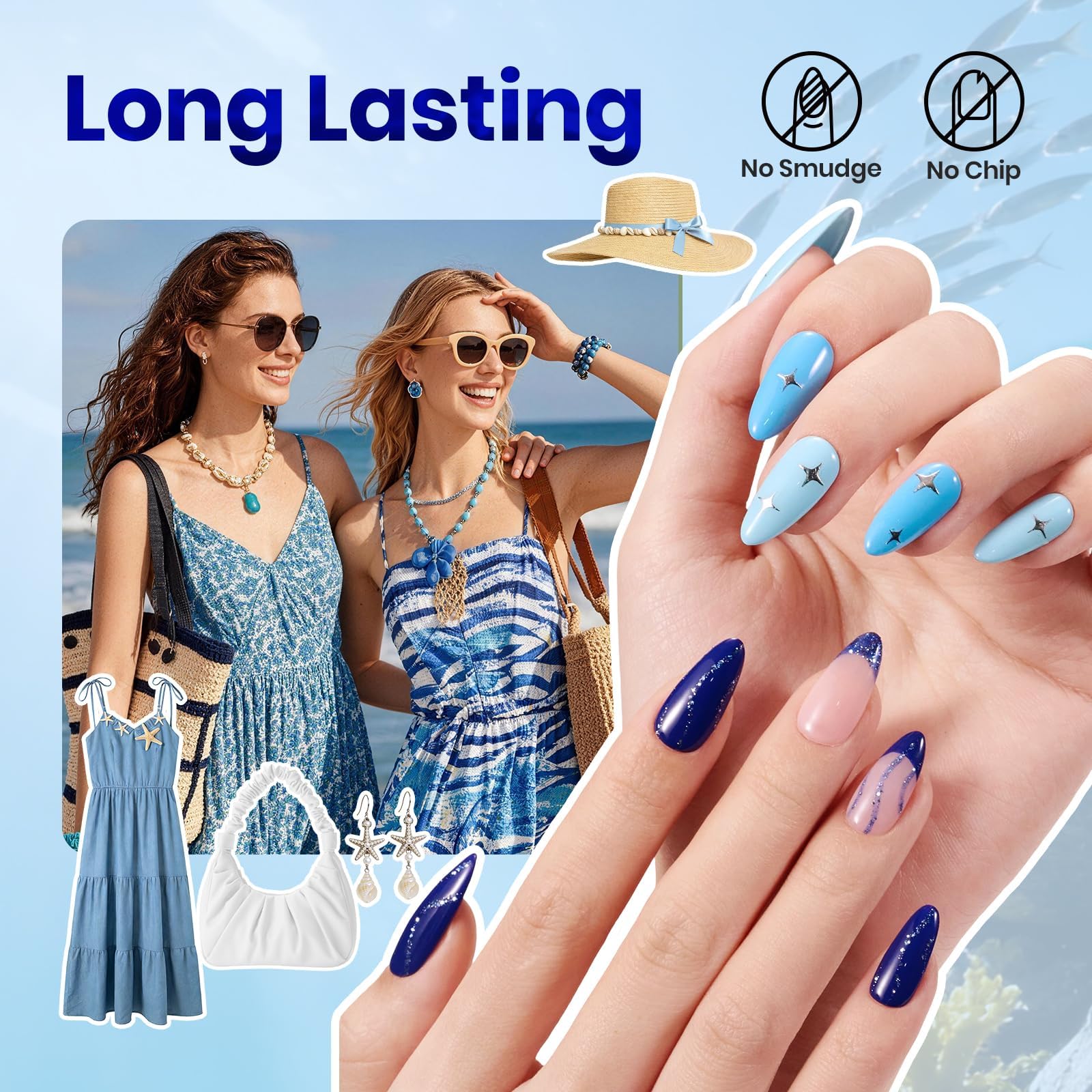beetles Gel Polish open bottles with visible brush for easy application benefit