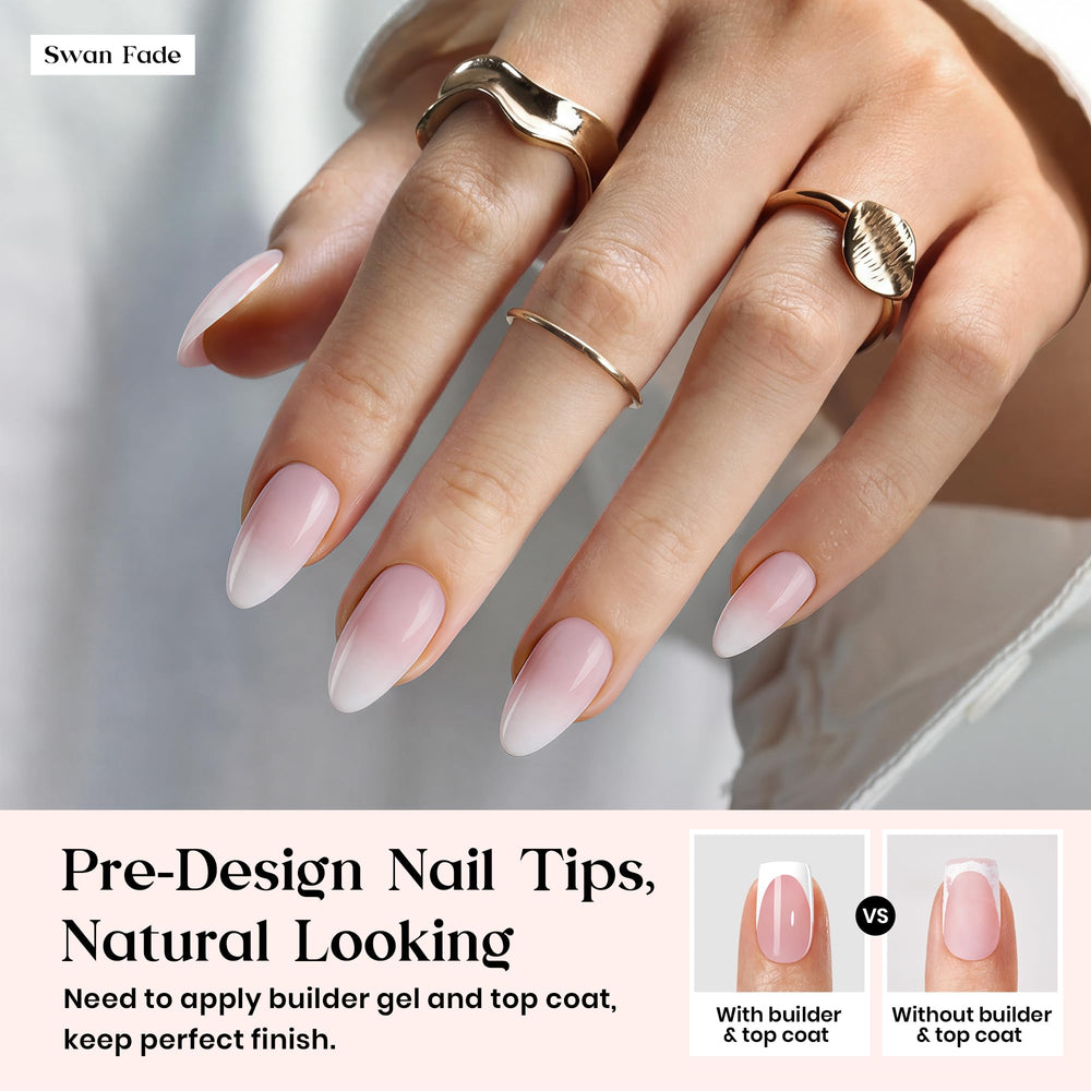 beetles ombre French tip detail showcasing elegant gradient benefit