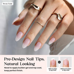 beetles ombre French tip detail showcasing elegant gradient benefit