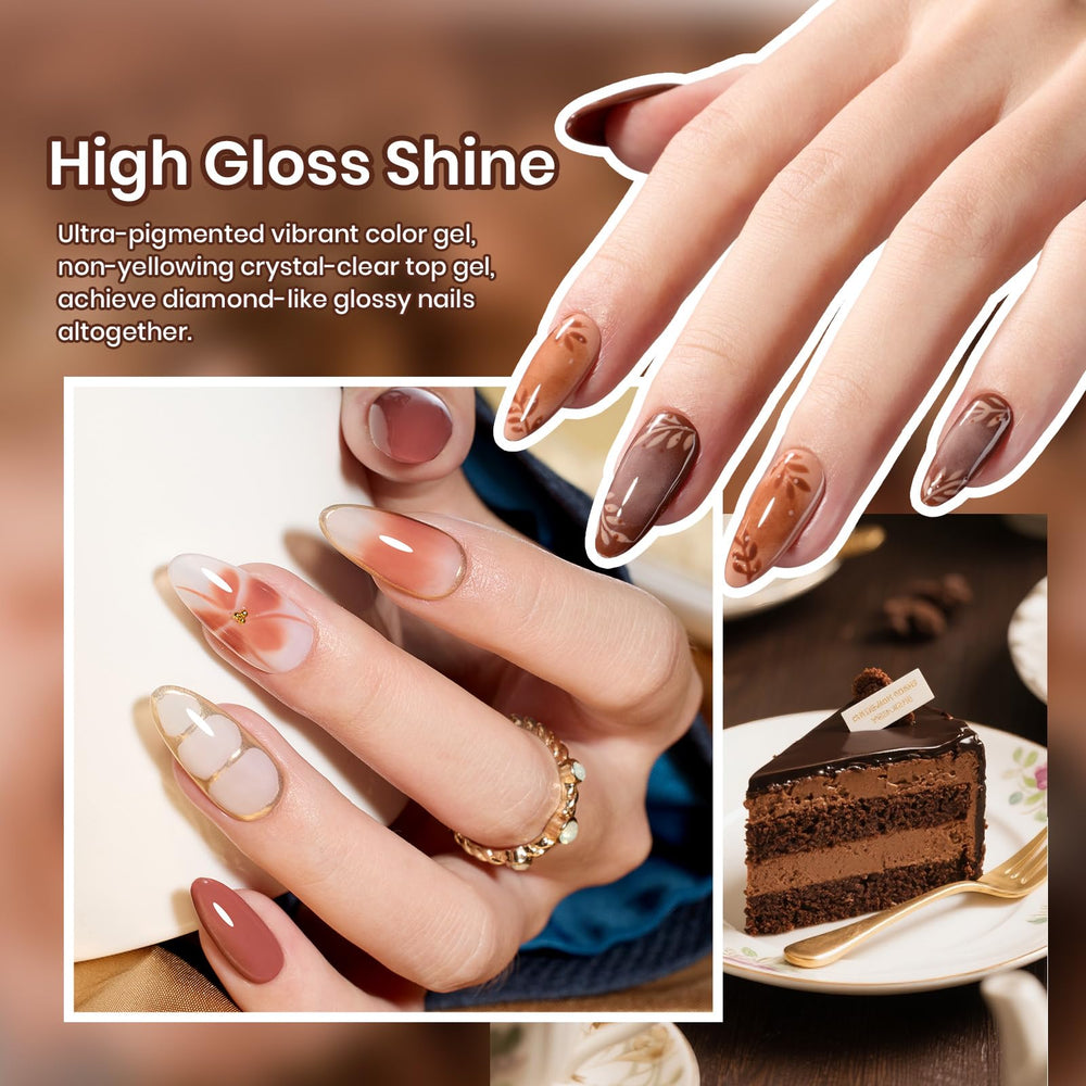 beetles on model manicure lifestyle shot showing salon-quality cured nails
