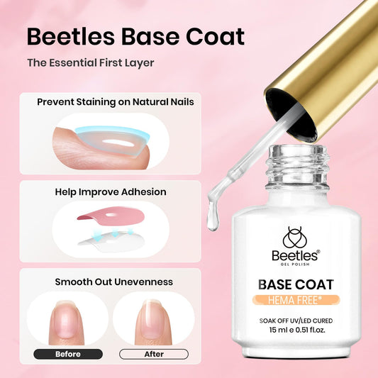beetles brush detail from open bottle illustrating smooth application