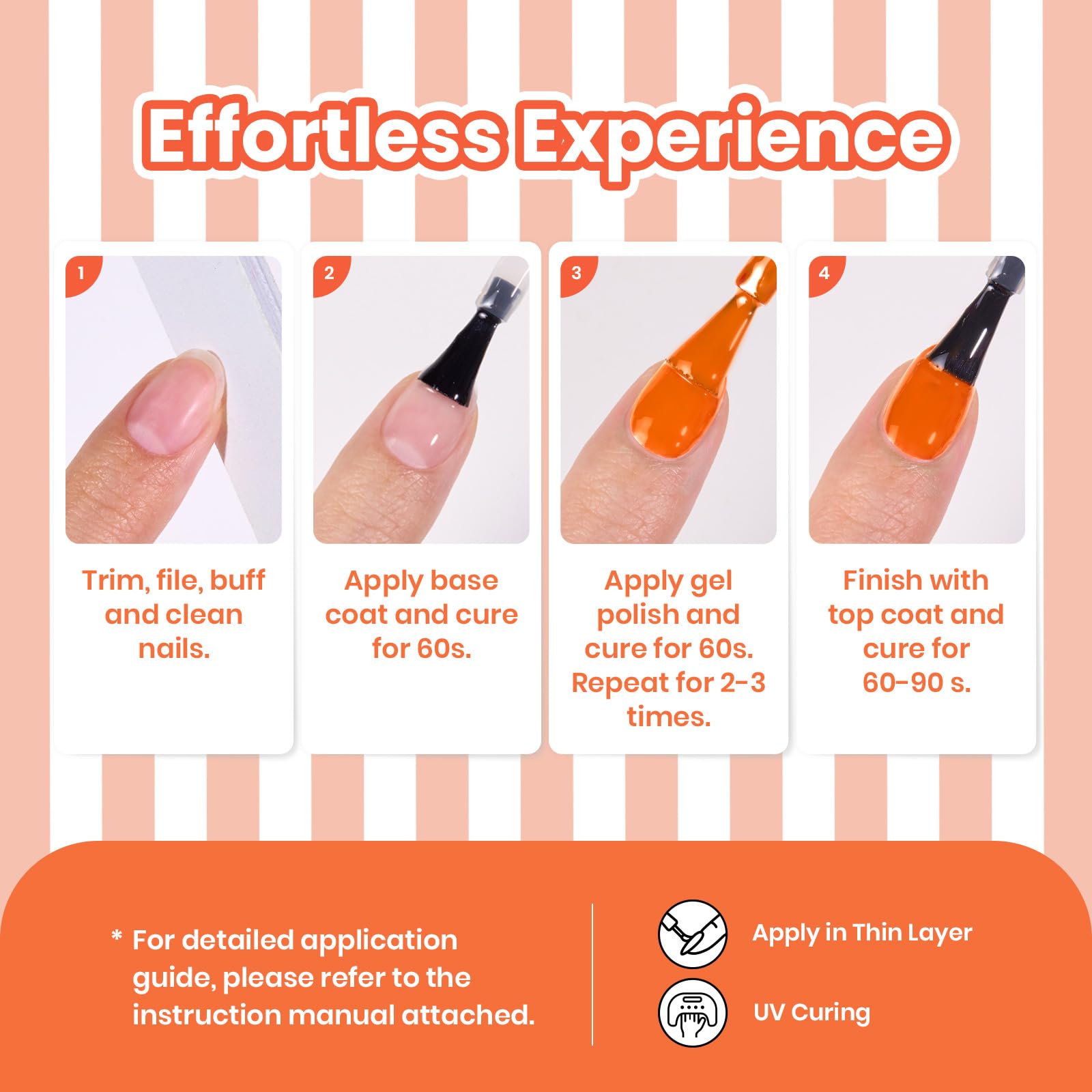 beetles Gel Polish glossy topcoat detail showing high-shine finish benefit