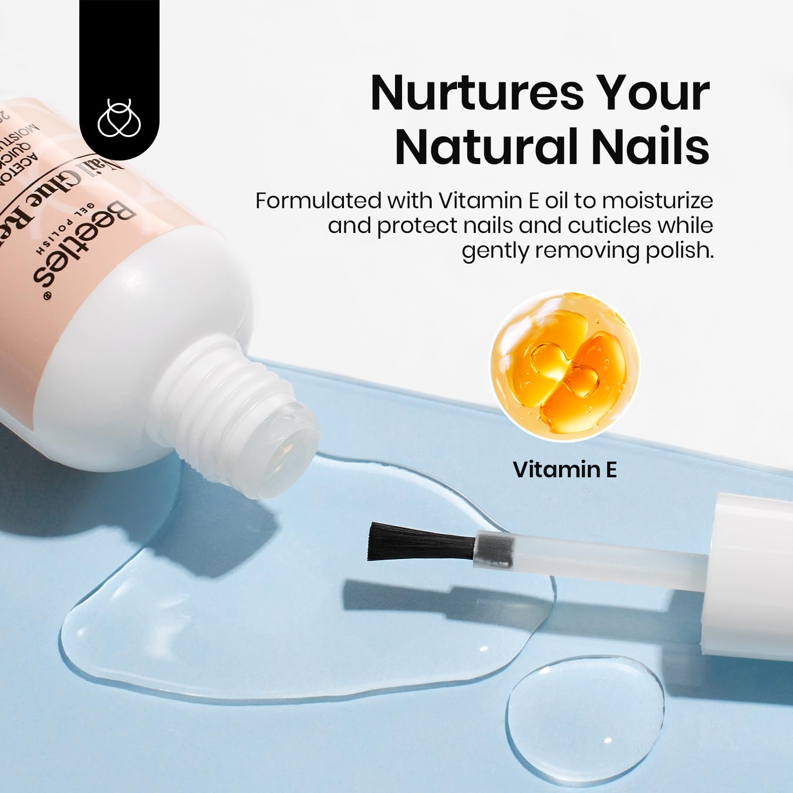 Beetles Gel Polish product packaging and instruction insert laid out for user guidance