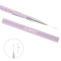 Beetles brush packaging flatlay highlighting compact travel-ready storage advantage