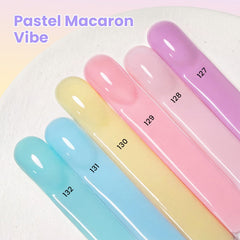 Beetles Gel Polish color swatch strip displaying true pastel tones for styling