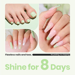 beetles hand model wearing polish in lifestyle setting for fresh spring look benefit