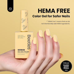 Beetles Gel Polish brush stroke showing smooth application and even pigment payoff