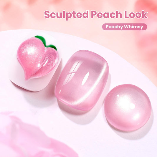 Beetles brush stroke of Peachy Whimsy showing smooth application and color payoff