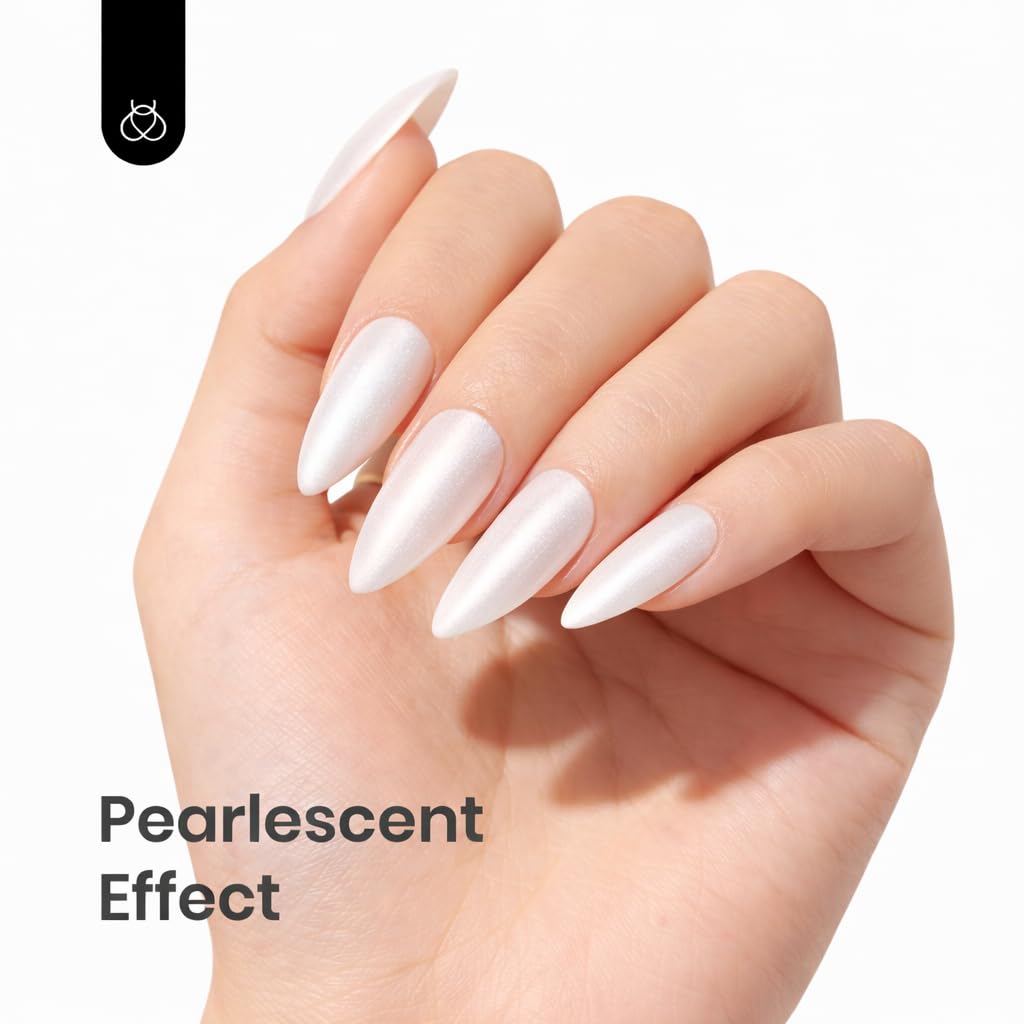 beetles pearl white close-up shimmer highlighting mermaid threads for iridescent effect