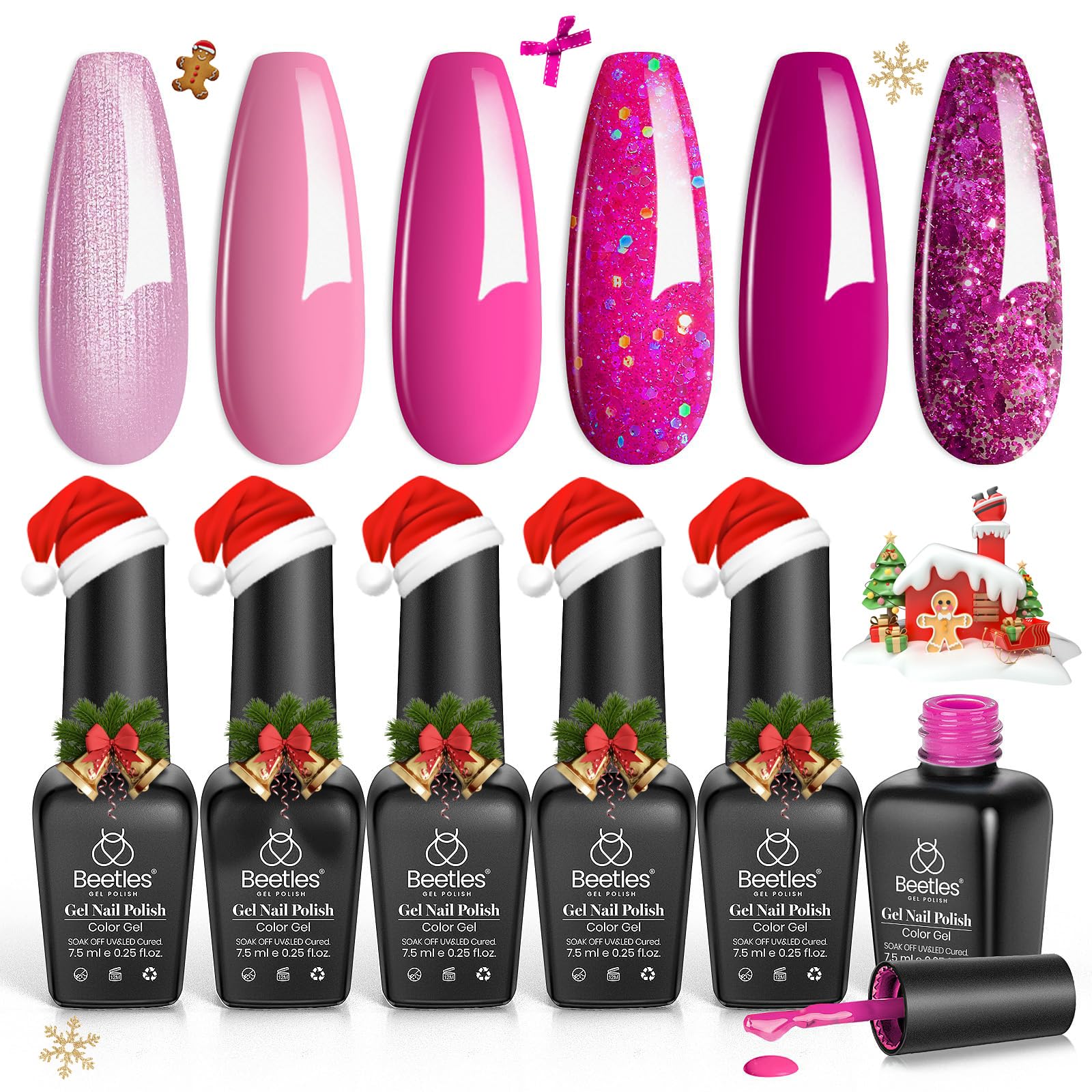 beetles Gel Polish gift box styled for gifting showing attractive presentation benefit