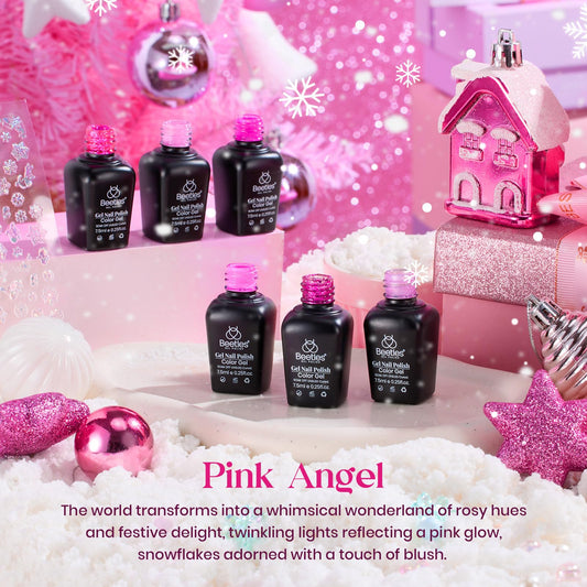beetles Gel Polish six bottles arranged to show range and convenience for versatile looks