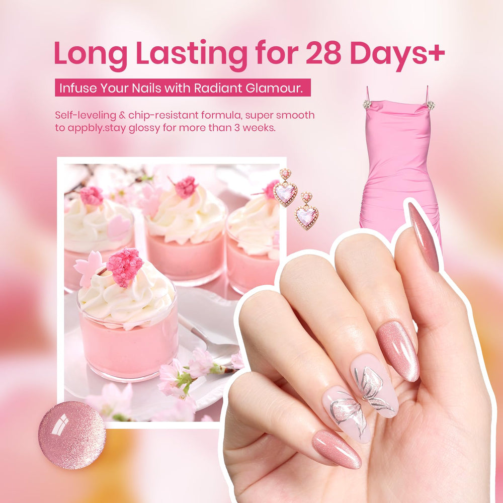 beetles gel polish magnet held above nail creating reflective cat-eye stripe
