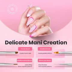 beetles pink handle detail offering comfortable grip and steady control