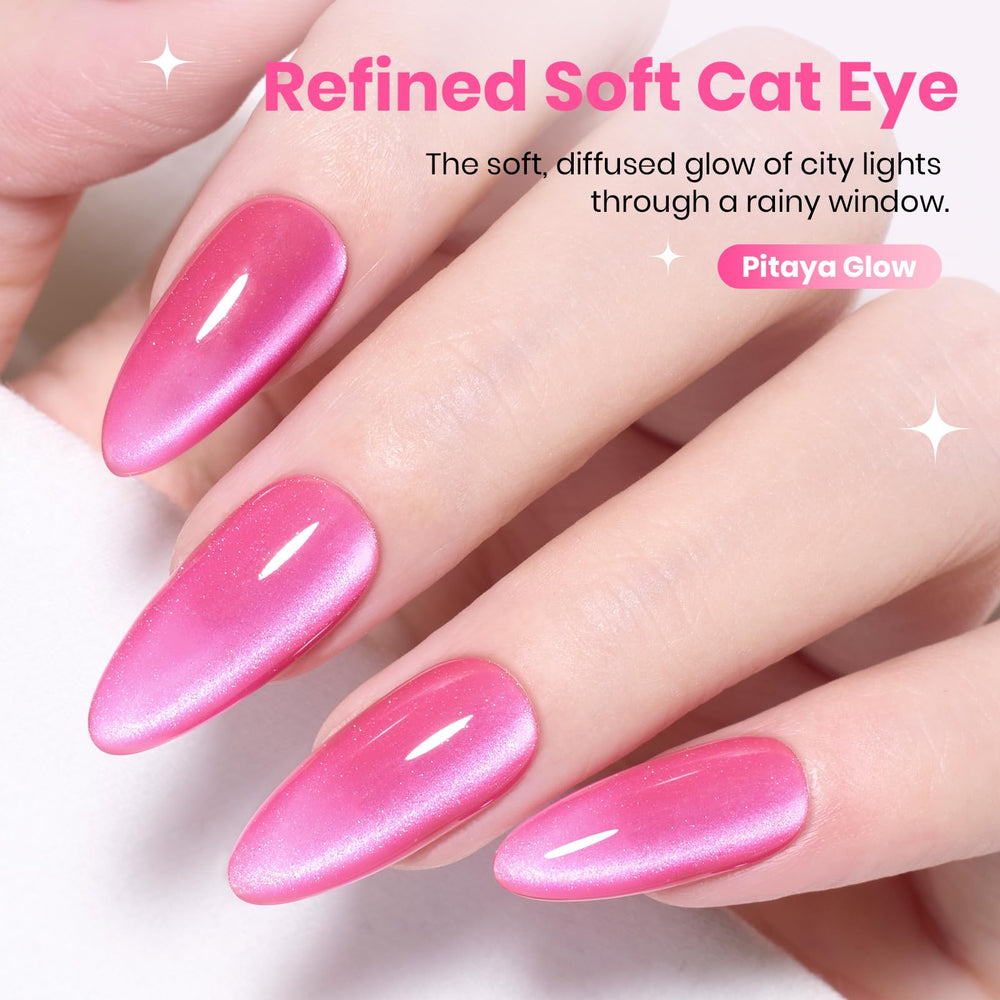 Beetles nail swatch set displaying gradient and glitter variations for inspiration