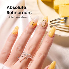Beetles close-up gel texture highlighting glossy, thick pigment benefit
