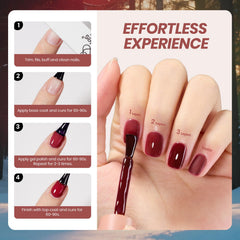 Beetles polish in use at-home manicure demonstrating easy DIY application
