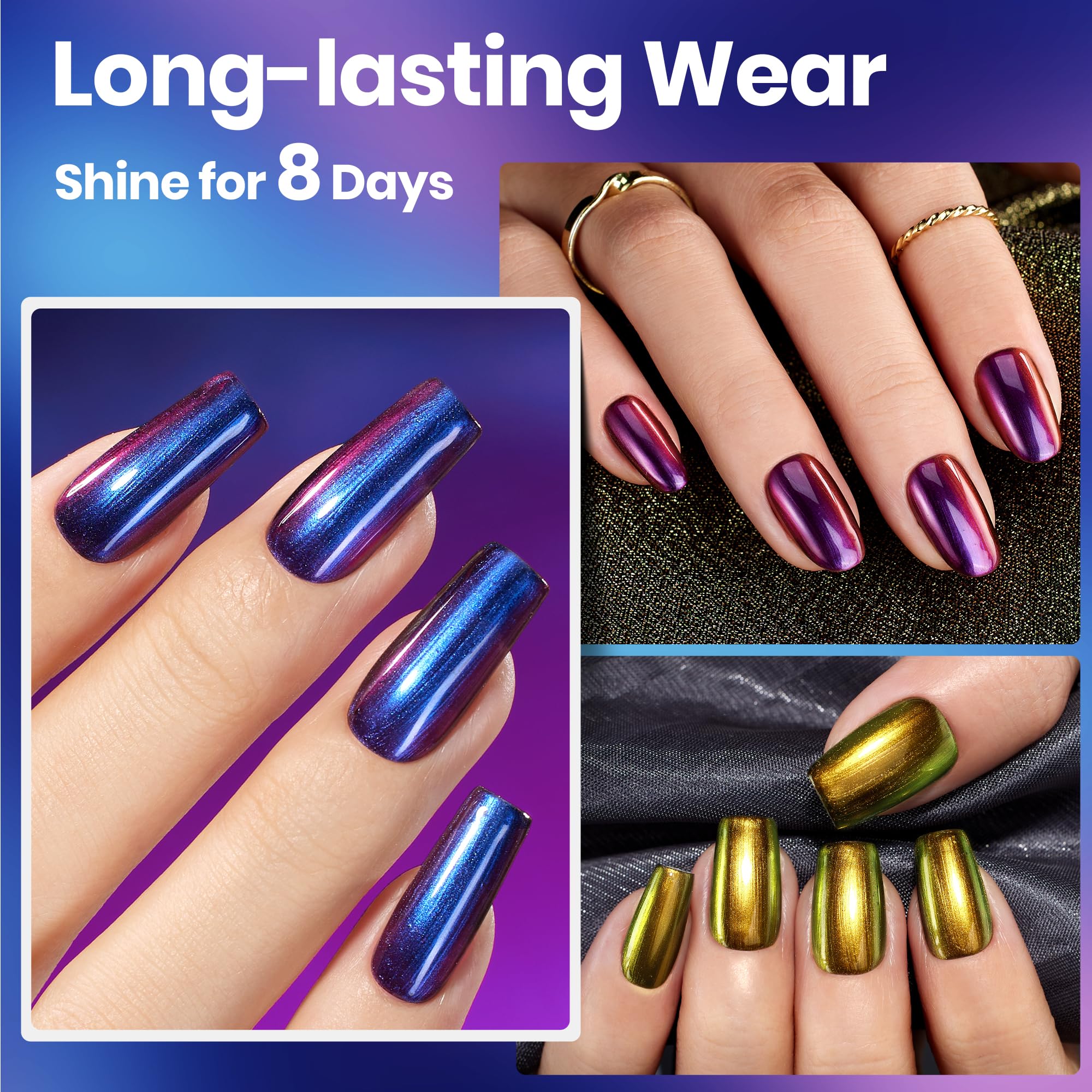 Beetles nail polish in use on hands for fast-dry DIY manicure