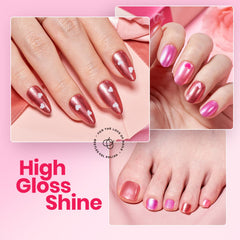 beetles polish on finger nail art with layered glitters benefit: salon-quality finish