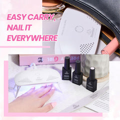 beetles polished nails lifestyle shot showing salon-quality finish