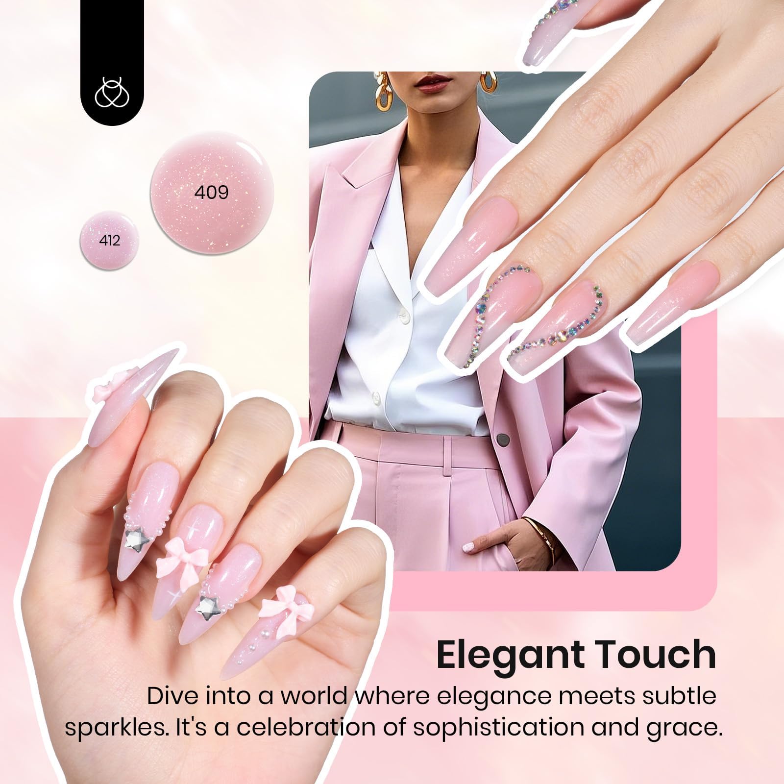 Beetles Gel Polish cured nails showing high-gloss, durable finish that resists chipping