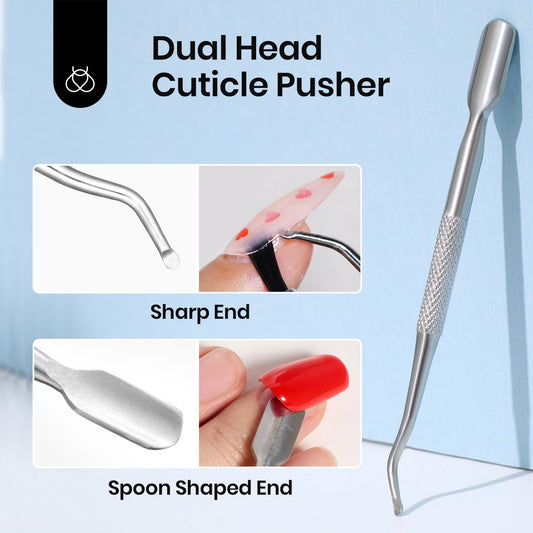 Beetles precision brush applying remover into nail gap for accurate glue softening