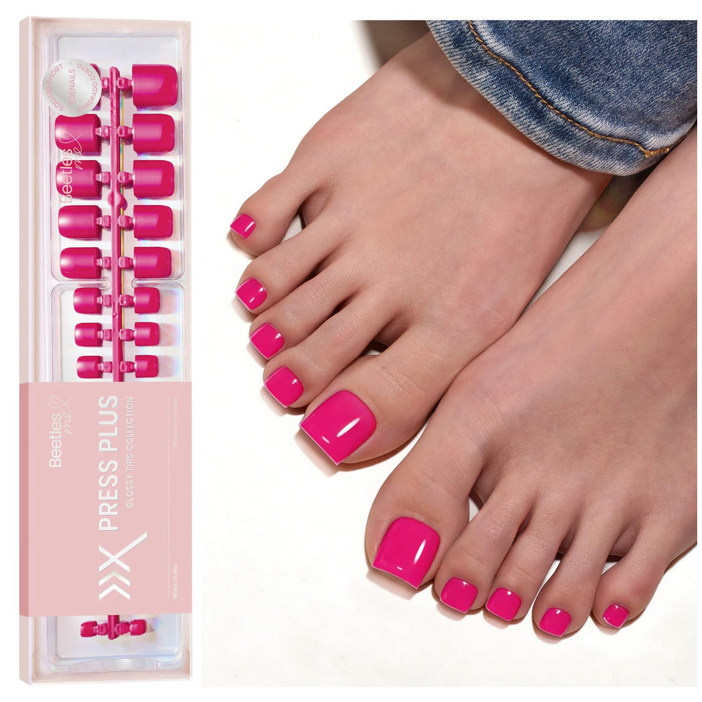 beetles packaging showing full 150-piece nail kit and benefits