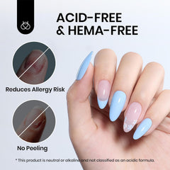 Beetles Gel Polish primer bottle label showing adhesion-enhancing benefit