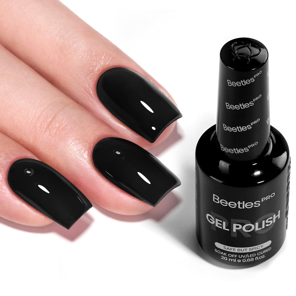Beetles Gel Polish boxed packaging with instruction insert for safe professional use