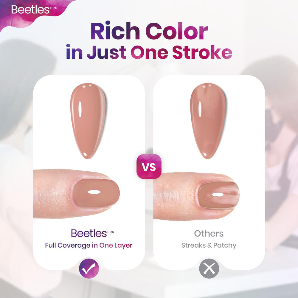 Beetles Gel Polish label detail displaying HEMA-free TPO-free claims and ingredient clarity benefit