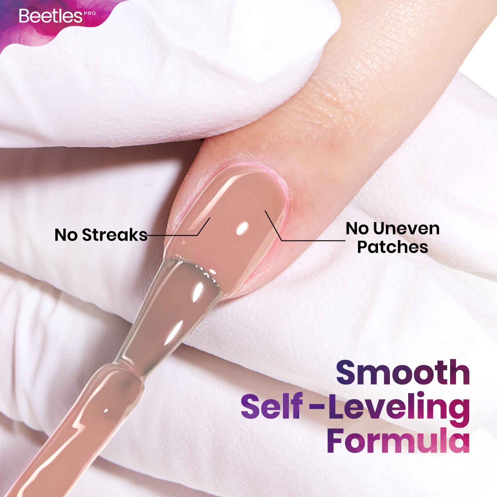 Beetles Gel Polish in-salon application demonstrating professional use and long-lasting finish benefit
