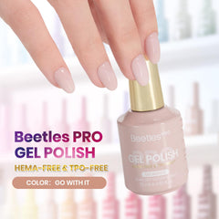 beetles Gel Polish curved brush close-up for smoother, precise application benefit