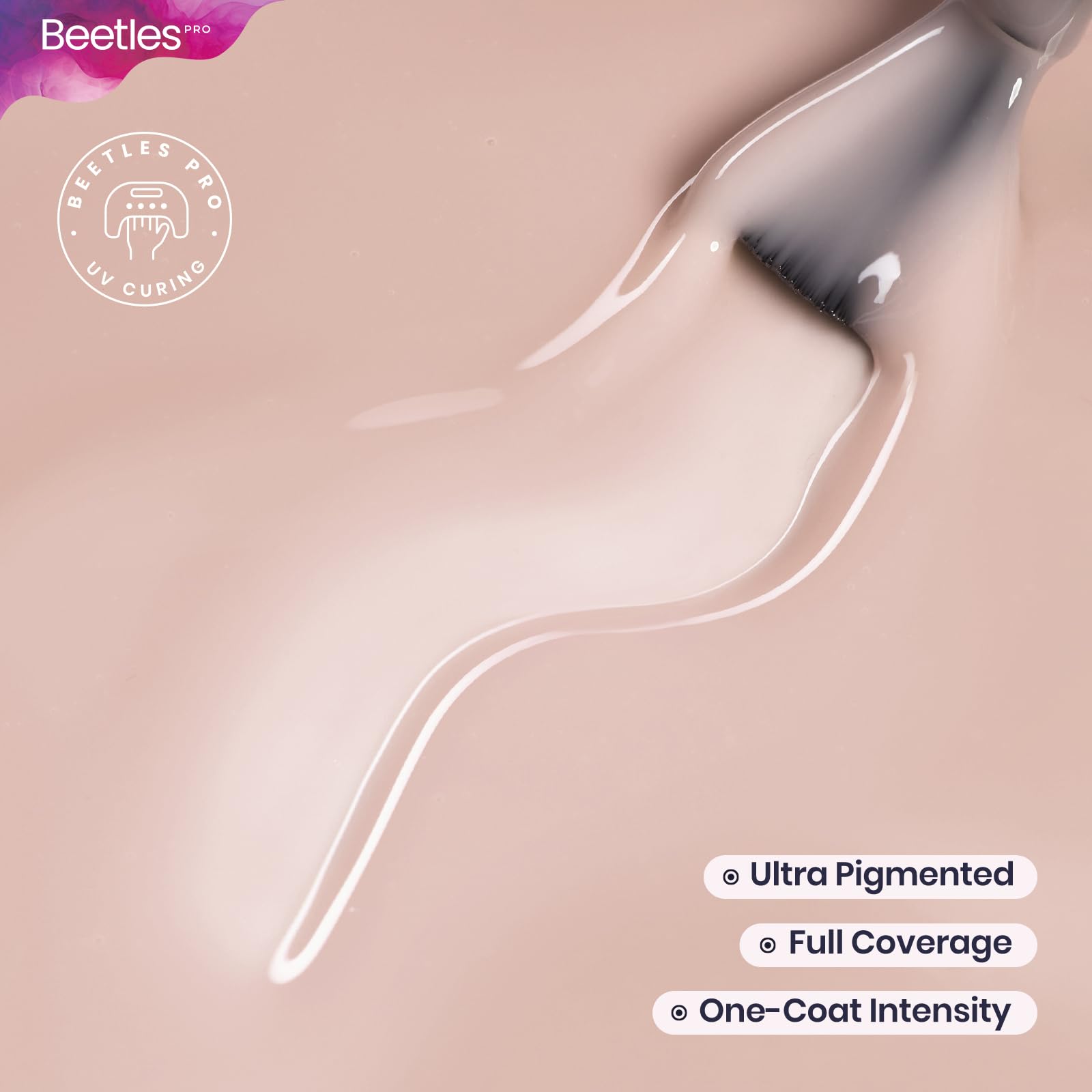 beetles Gel Polish bridal manicure lifestyle shot showing elegant, long-lasting benefit
