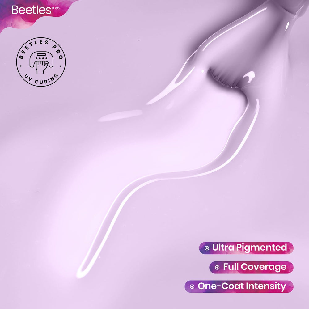 beetles Pro nail application in salon demonstrating smooth one-stroke coverage