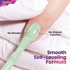 beetles pro polish in home manicure setup showing easy at-home application