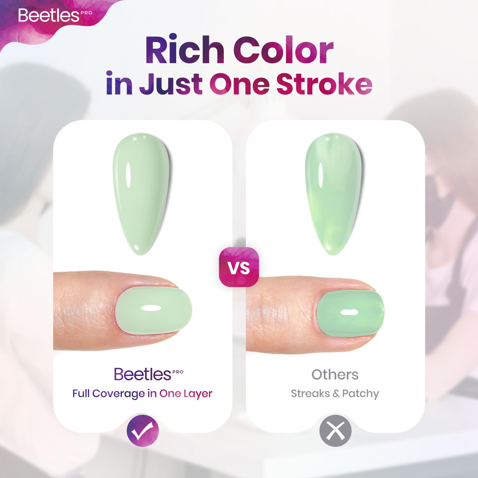 beetles pro bottle on salon station showing professional use and durability