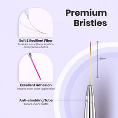 Beetles protective cap fitted keeping bristles clean and preventing deformation