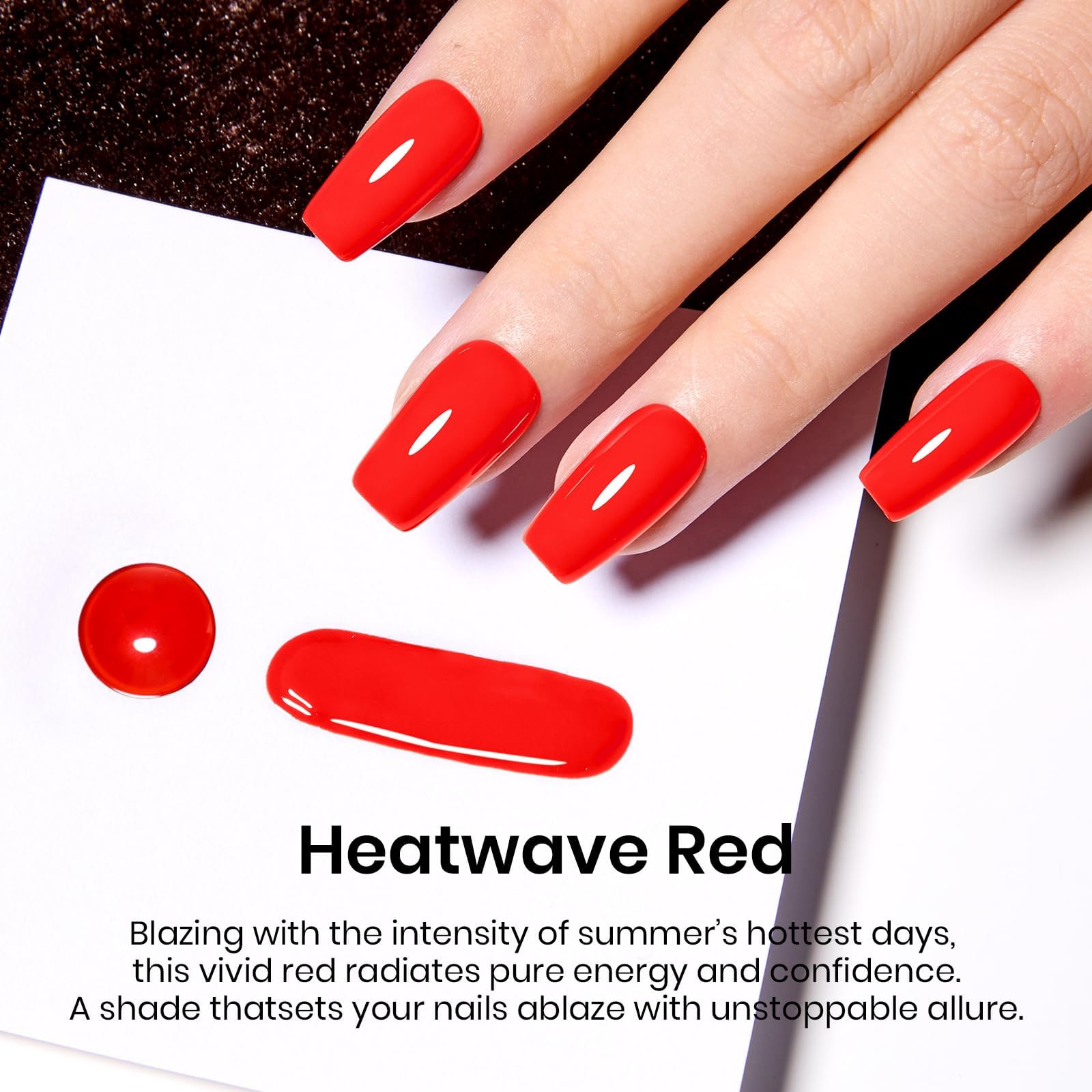 Beetles Gel Polish side label with color-matched bottle for easy shade ID benefit