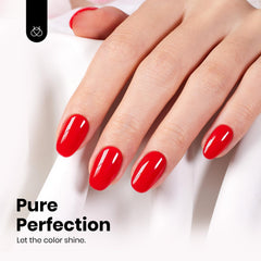 beetles Gel Polish cured nails close-up demonstrating glossy long-wear finish