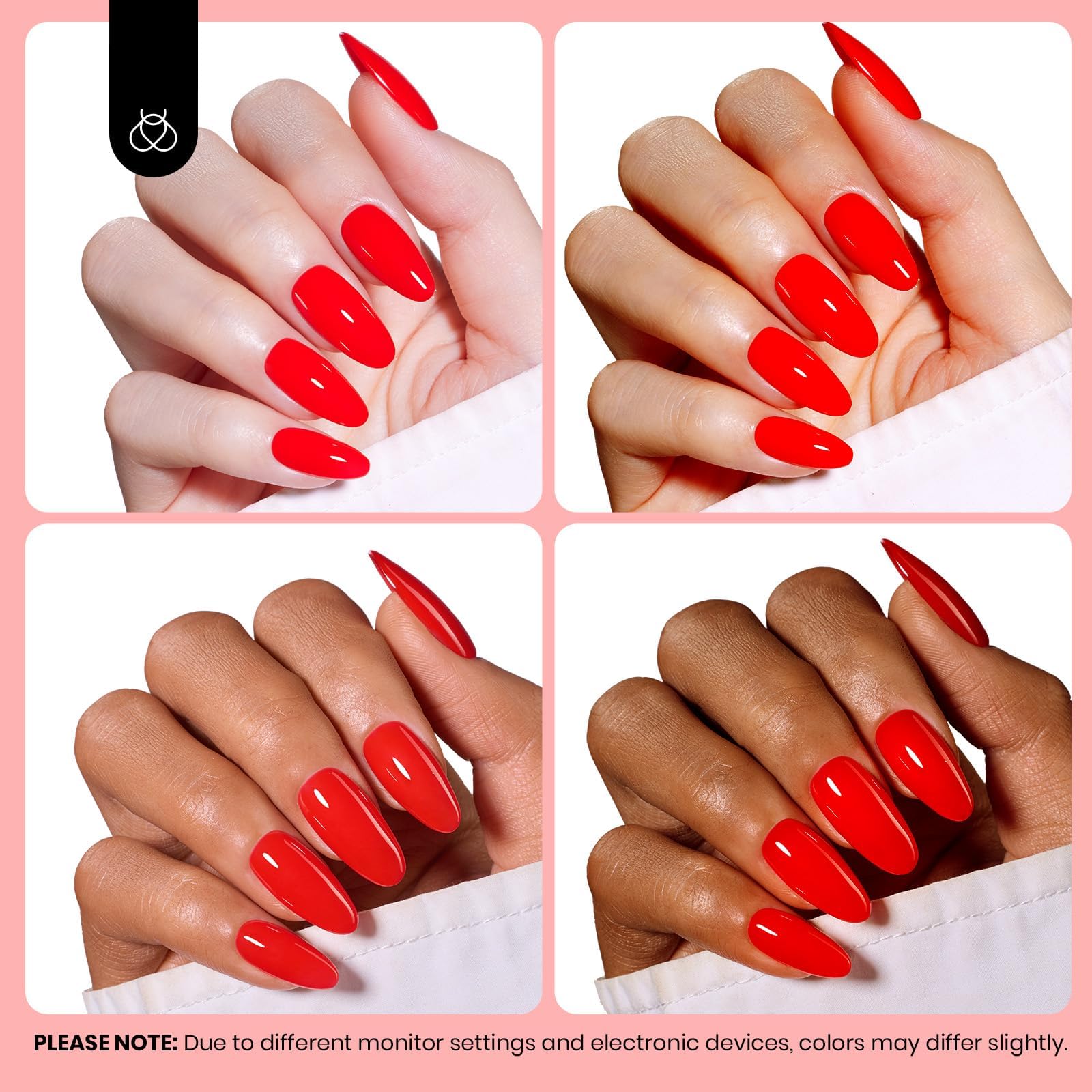 Beetles Gel Polish swatch fan showing shade range consistency and reliable pigment benefit