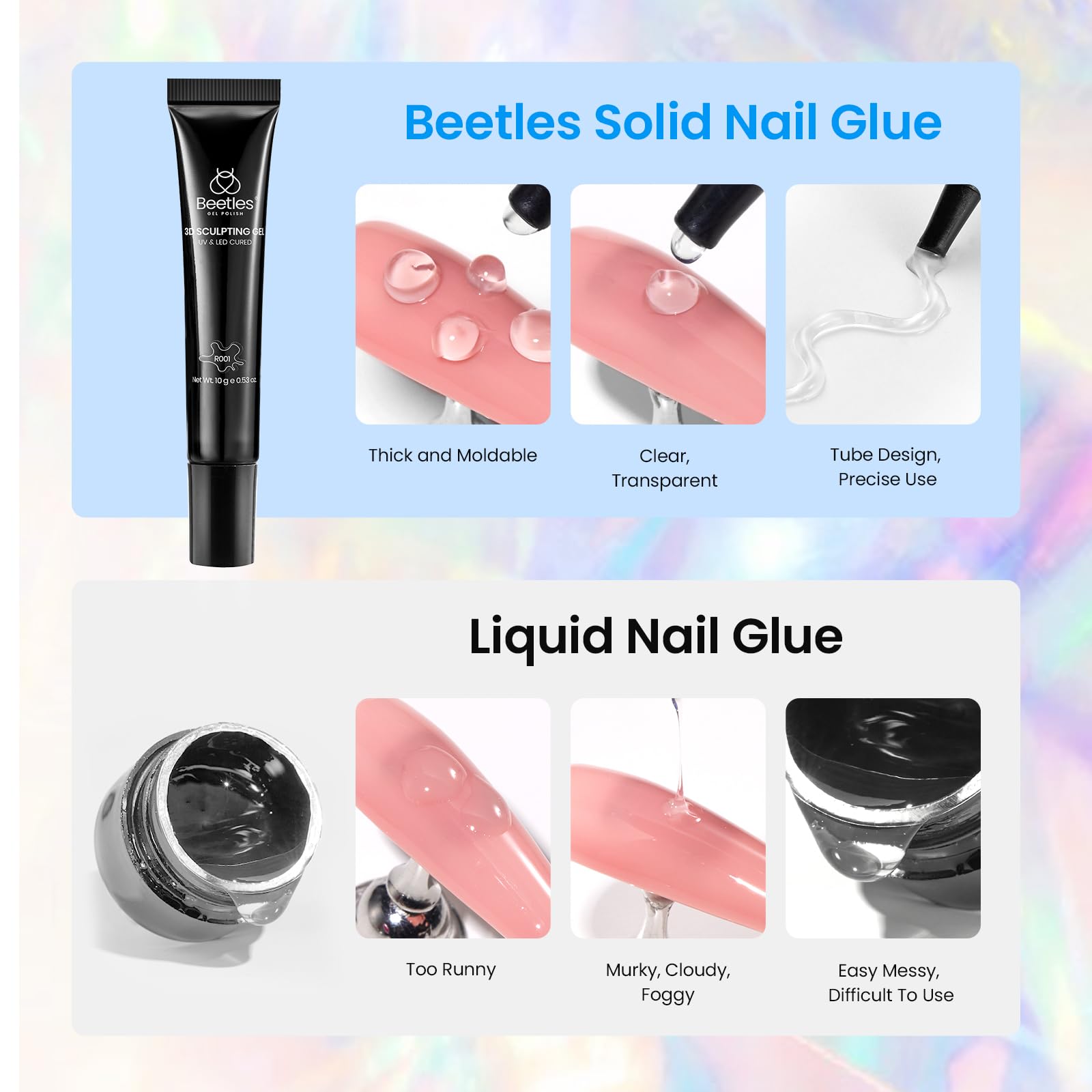 beetles rhinestone glue demonstration attaching gems for secure hold