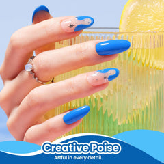 Beetles Gel Polish curing under LED lamp demonstrating fast, reliable gel cure
