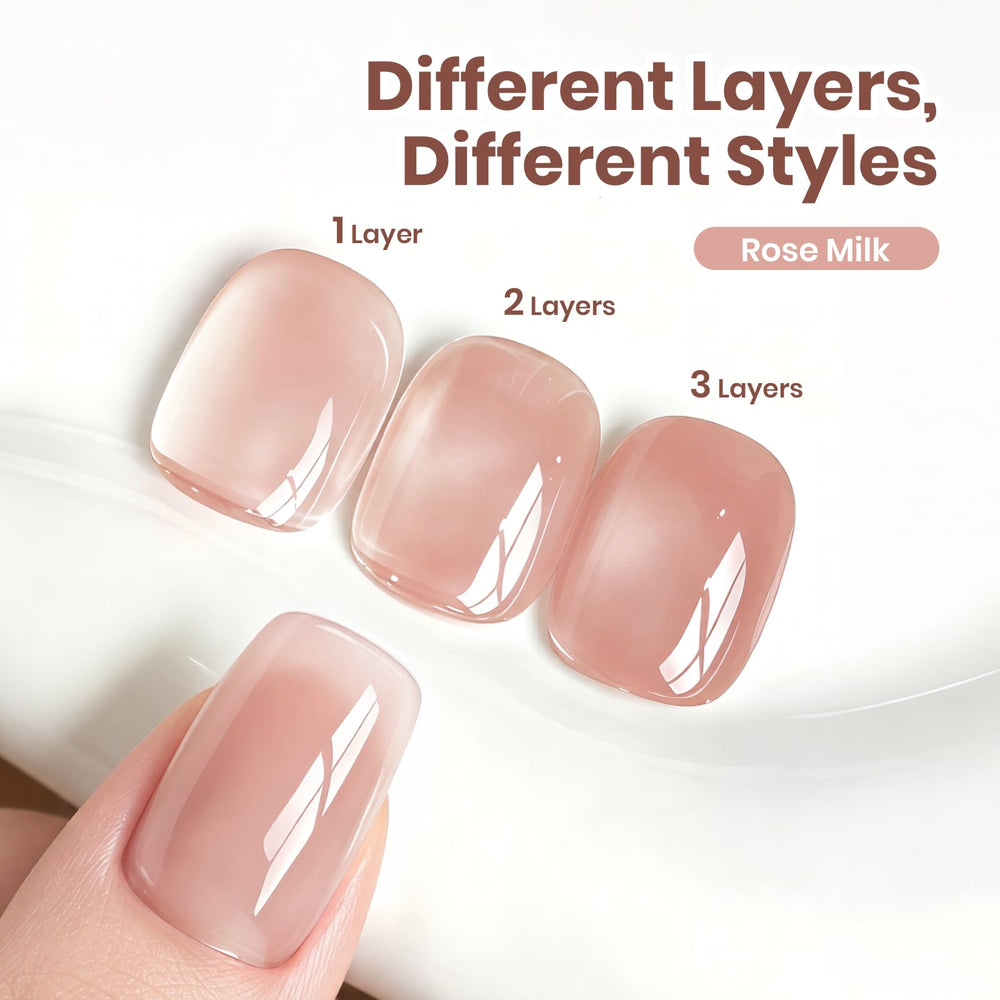 Beetles swatch on hand demonstrating nude finish and flattering look