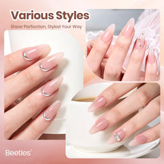 Beetles texture close-up highlighting creamy jelly finish and even coverage