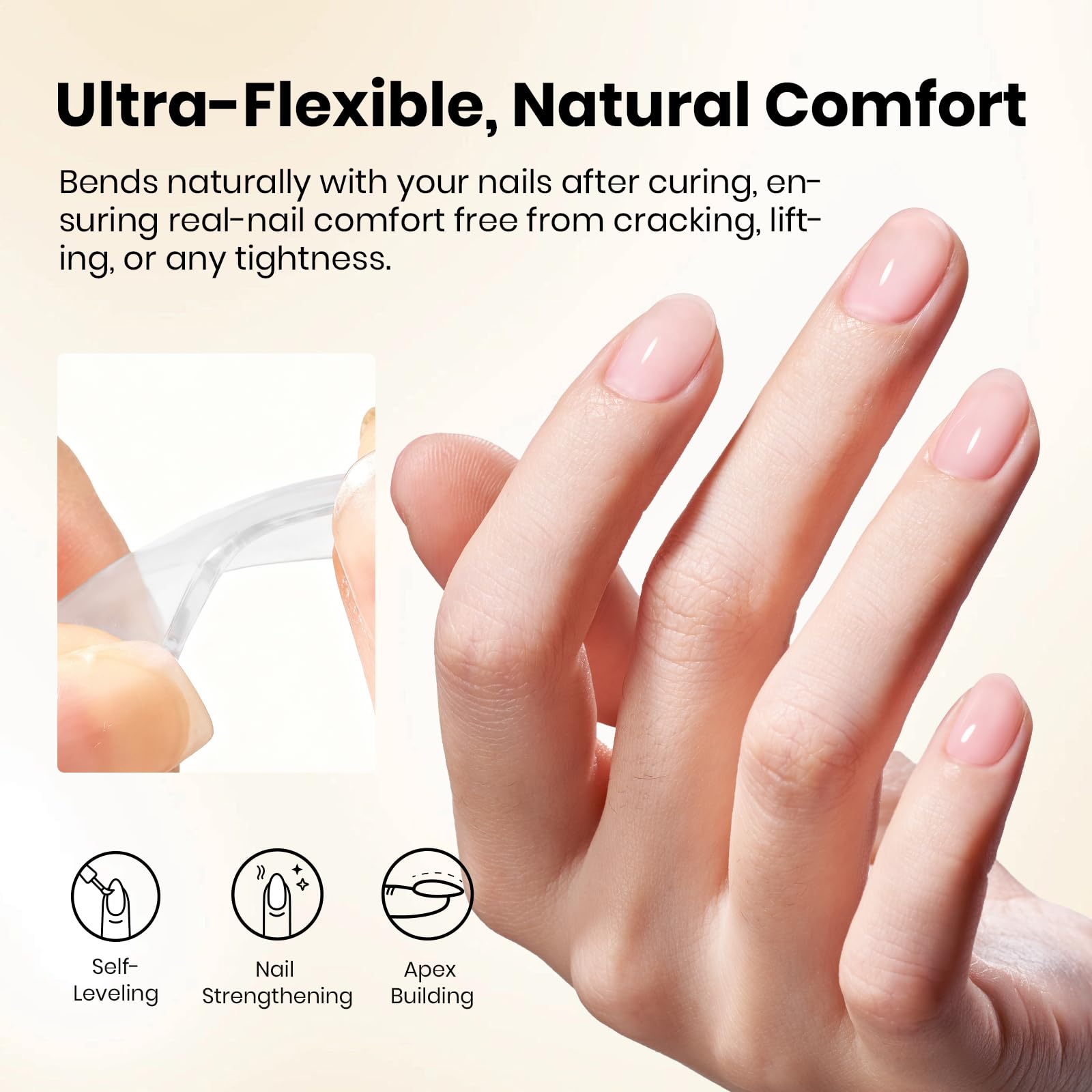 beetles rubber base gel application brush loading gel for smooth even coats benefit